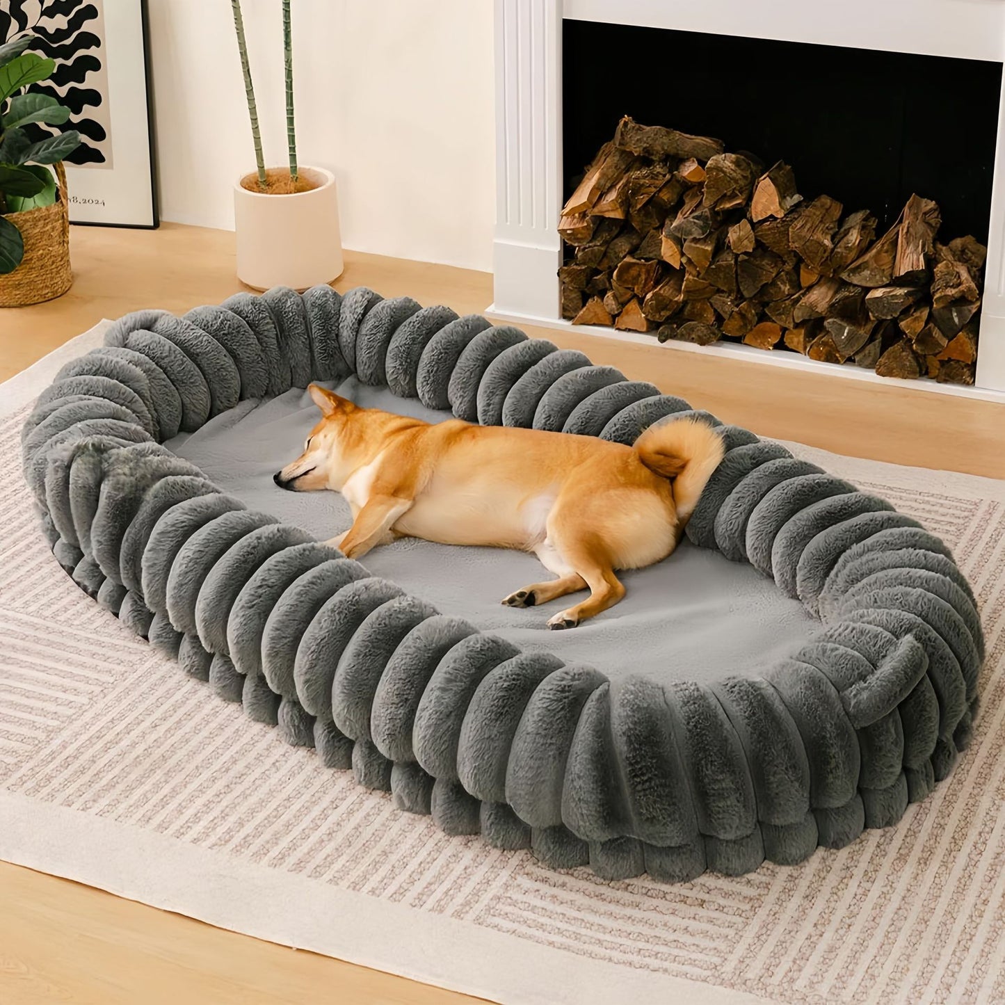 Pet-and-human-shared Dog Cozy And Secure Lazy Sofa Bed Thats Detachable And Washable