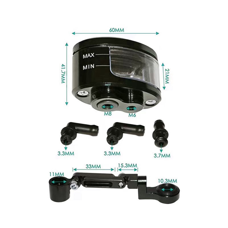 Motorcycle Modification Accessories Front Brake Fluid Brake Oil Cup Bracket Universal