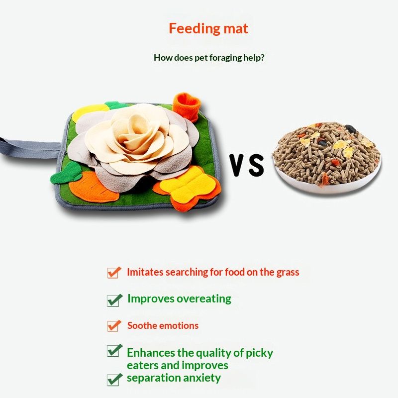 Upgrade Pet Sniffing Pad Rabbit Feeding Pad