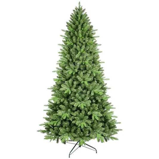 Artificial 6ft Green Christmas Tree With 1168 PE/PVC Mixed Branch Tips, Hinged Premium & Foldable Base For Indoor Holiday Decorating
