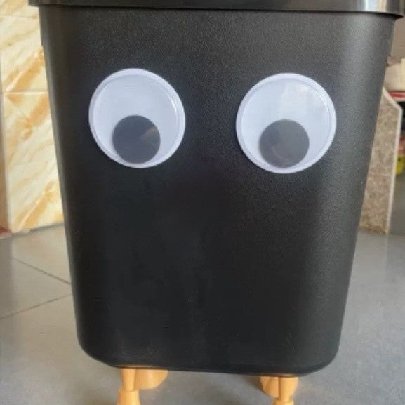 Cute Cartoon Instagram-Style Large-Capacity Trash Can For Home Use