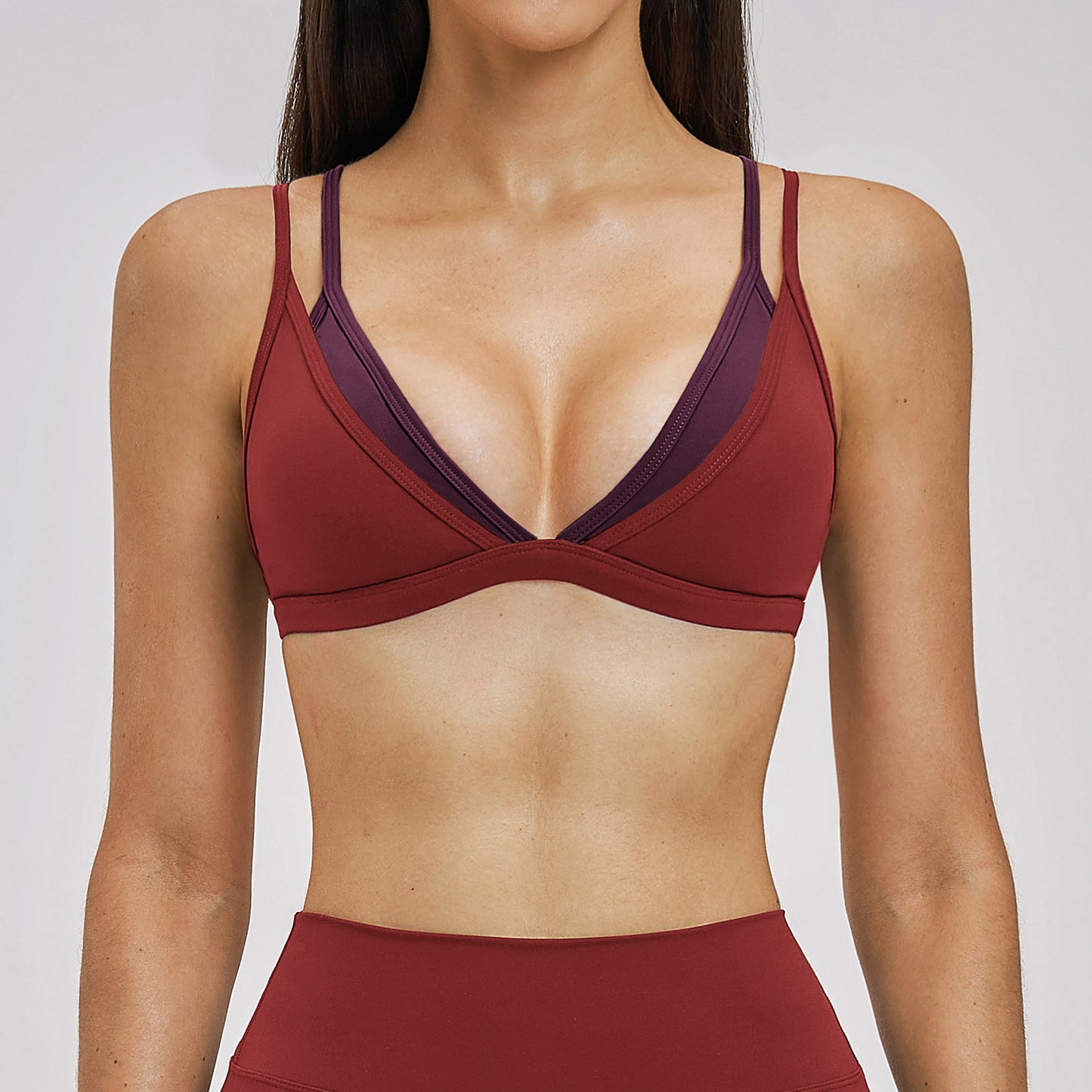 Yoga Bra Fake Two-Piece Sports Fitness Women's Underwear