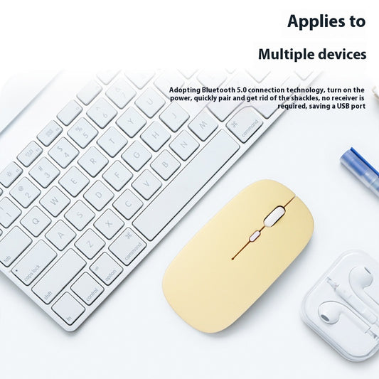 Dual-mode 5.0 Mute 2.4g Wireless Charging Mouse