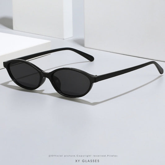 European And American Fashion Oval Small-frame Sunglasses