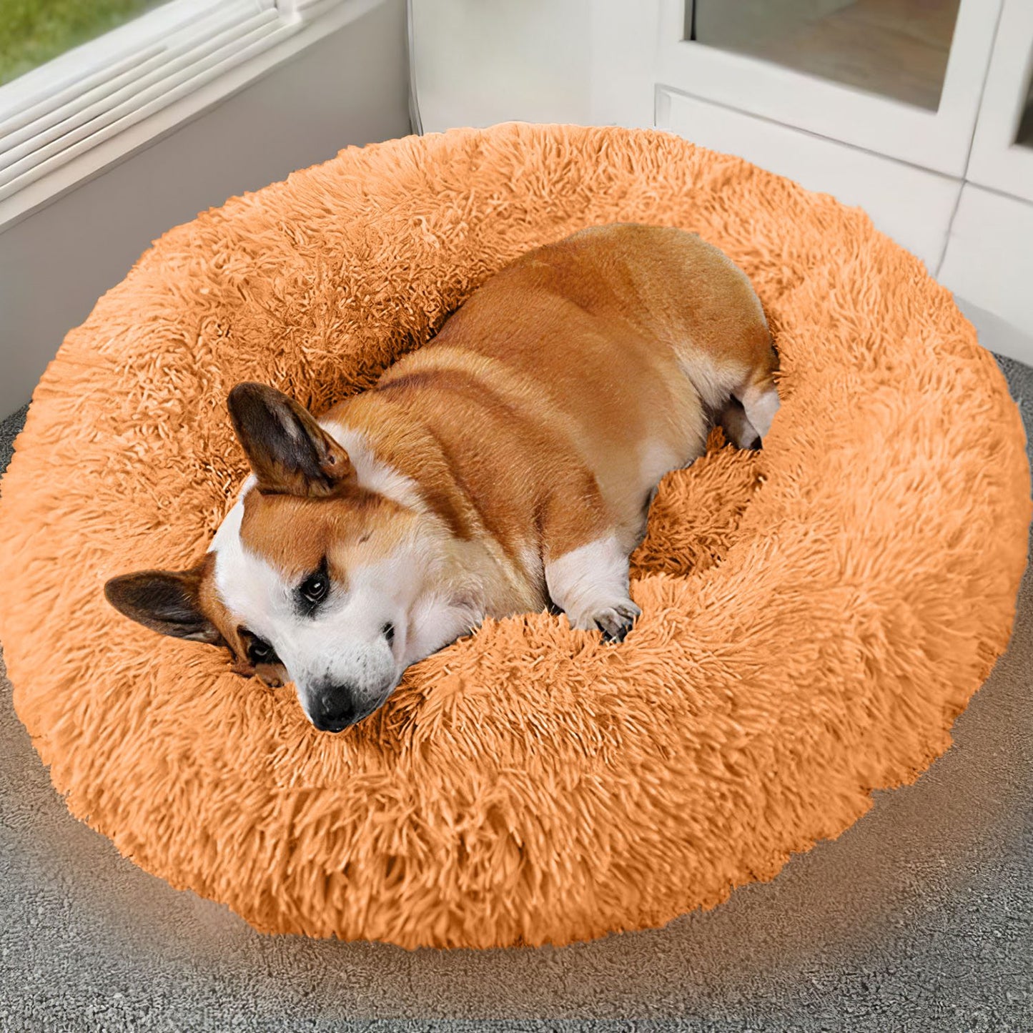 Pet Dog Bed Soft Warm Fleece Puppy Cat Bed Dog Cozy Nest Sofa Bed Cushion