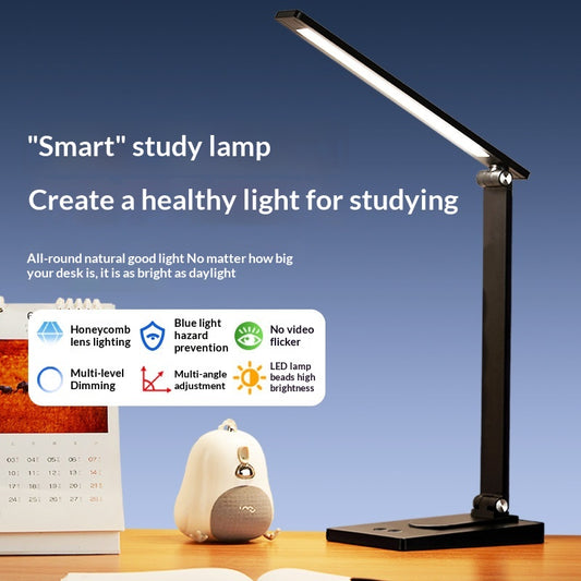 Aluminum Alloy Plug-in And USB Rechargeable Ultra-Long Battery Life Desk Lamp