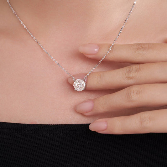Japanese And Korean Fashion Light Luxury Niche Brand8 Hearts 8 Arrows Dazzling Clavicle Necklace