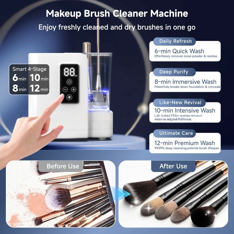 Electric Makeup Brush Cleaner And Dryer
