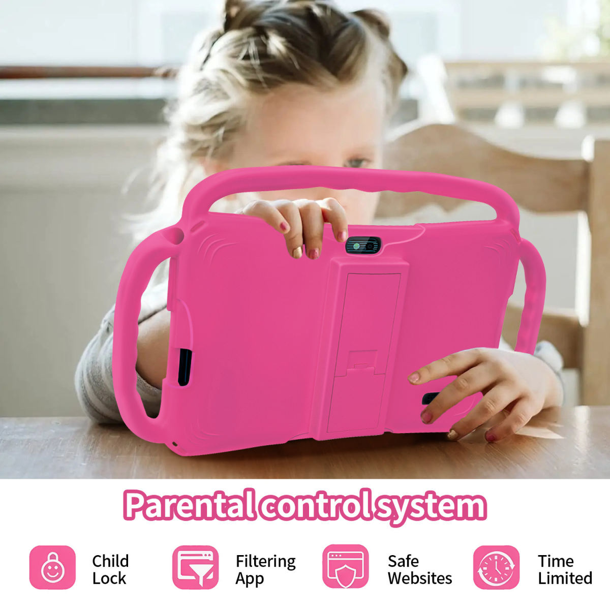 7-inch Android Smart Card-Slotted Protective Case For Kids Tablet