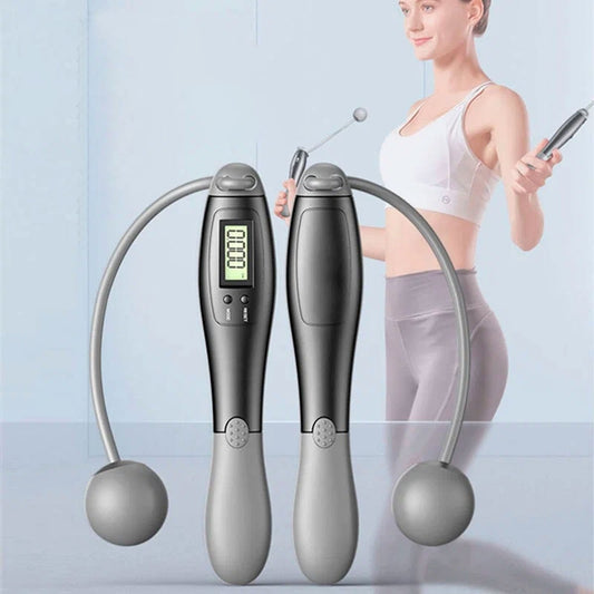 Cordless Skipping Rope  Ropes Smart Screen With Weighted For Sports Fitness