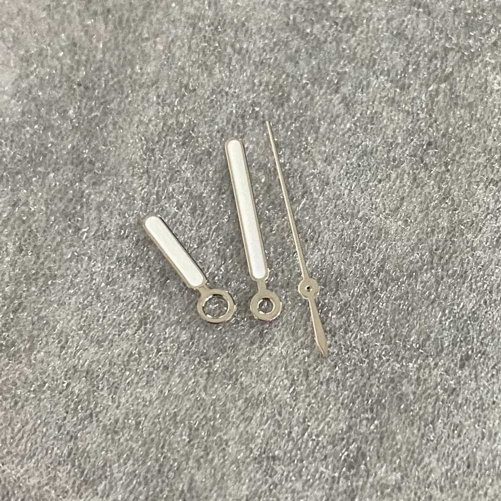 Watch Accessories NH35 Pointer Silver Edge White Suitable For Assembly NH35364R Automatic Movement