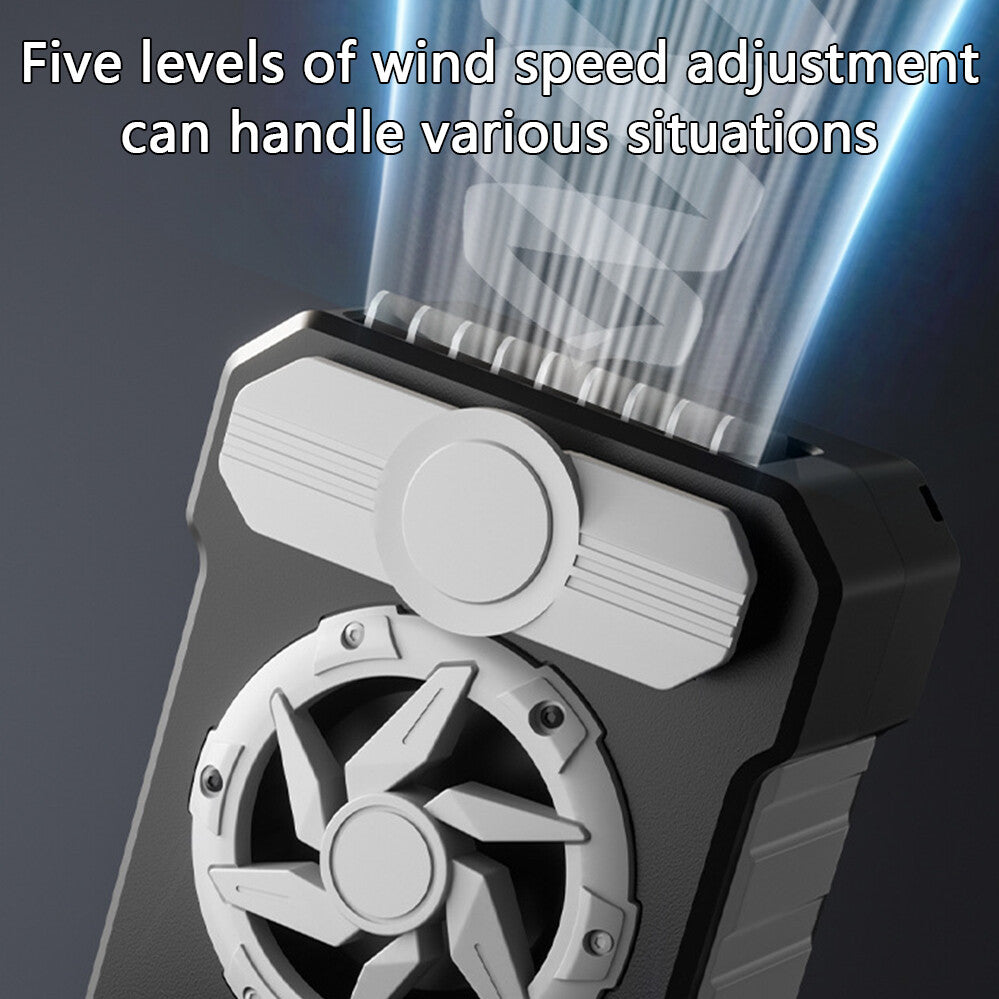 Waist Clip Fan Outdoor Personal Portable Cooling Belt USB Rechargeable10000mAh