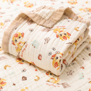 Baby Bath Towel Six-layer Pure Cotton Gauze Blanket