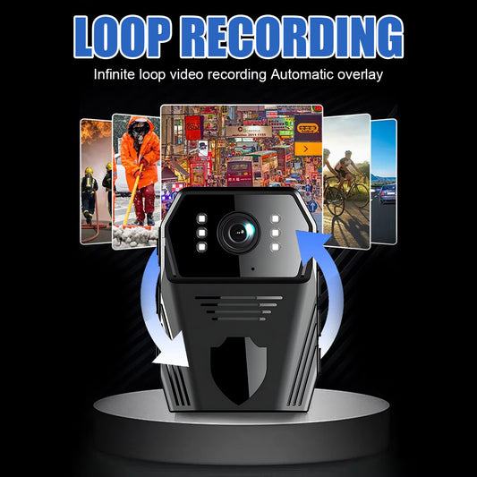 WIFI 4K Mini Camera Camcorder Body Police Cam With Audio Video DVR IR Night Cam