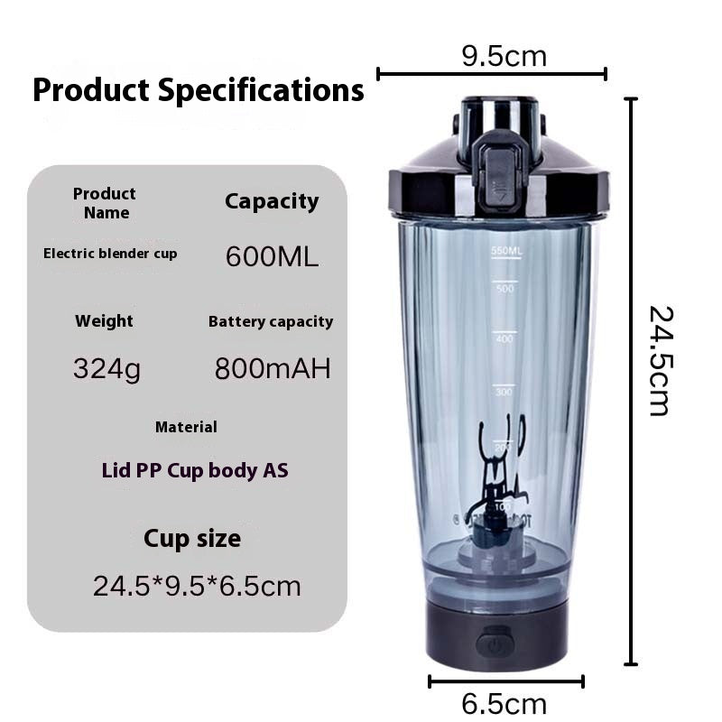 Auto Stirring Cup USB Charging With Light Dried Egg White