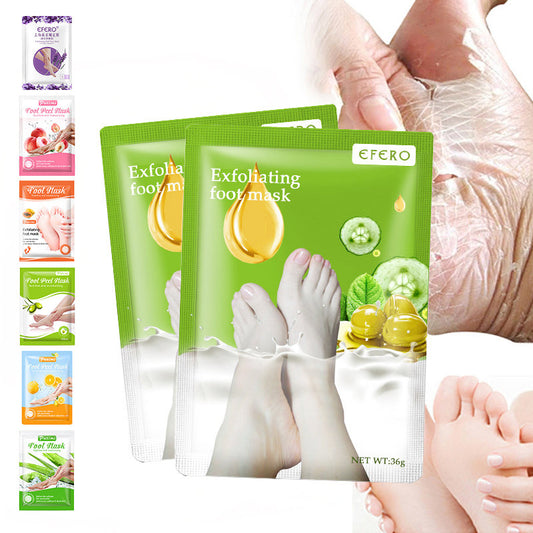 New Exfoliating Foot Mask Foot SPA Pedicure Socks Removing Dead Skin Whitening Heels Feet Peeling Anti Cracked Foot Skin Care
