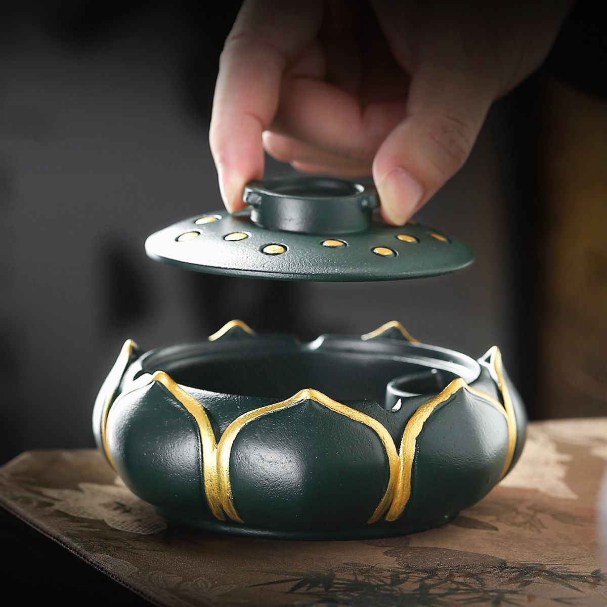 Decorative Ornament Tea Room Living Room Household Ashtray