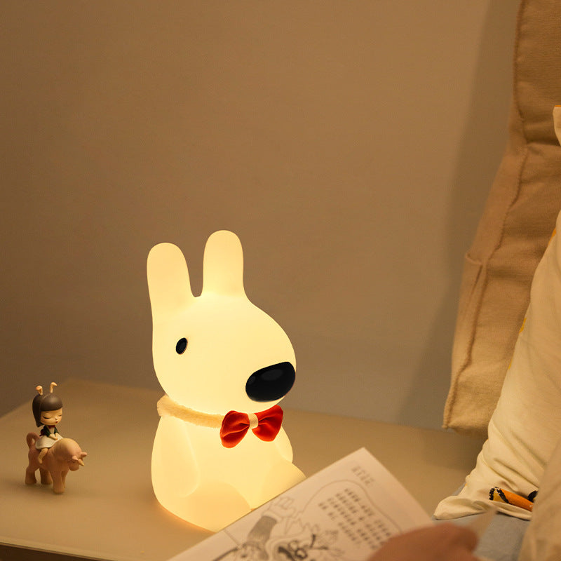 Fashion Creative Dog Charging Small Night Lamp