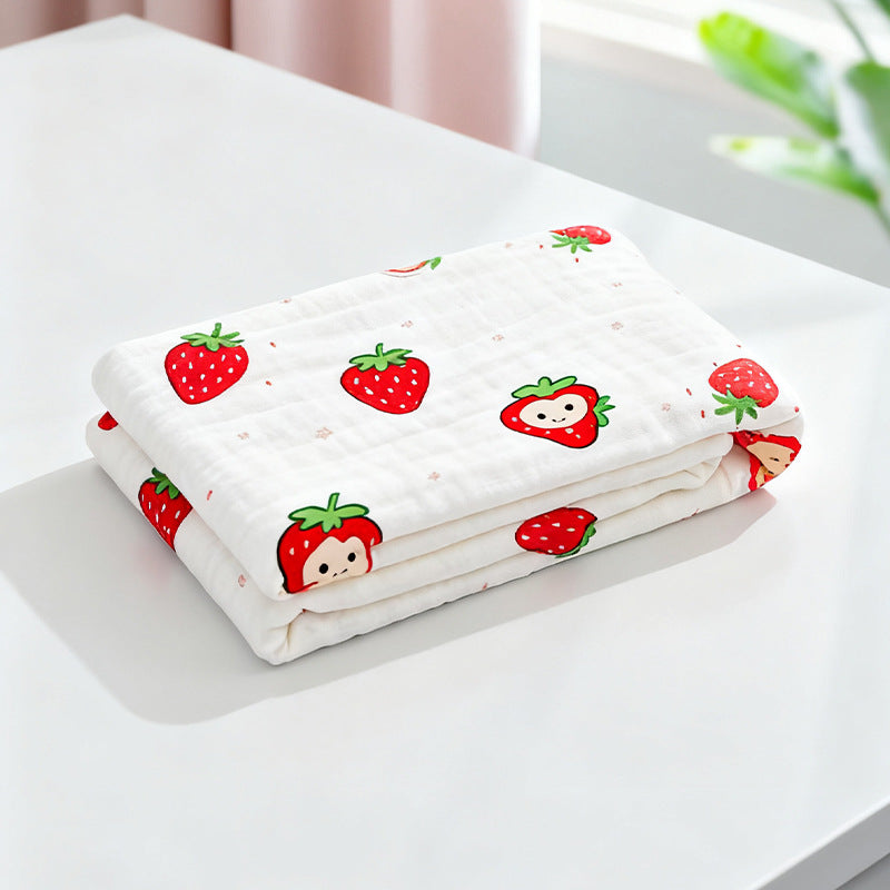 Gauze Bath Towel Class A For Babies 6 Layers For Infants