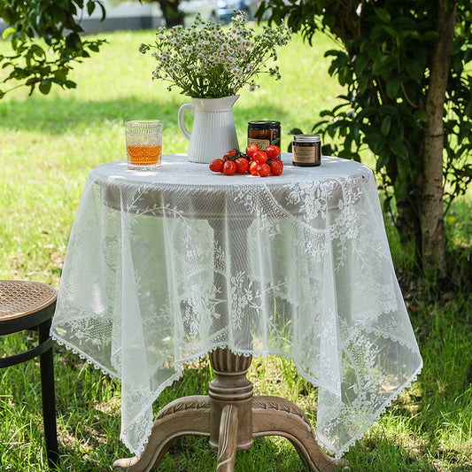 Affordable Luxury Lace American-Style Tablecloth For Home Use
