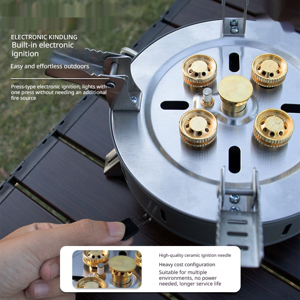 Outdoor Five-Star High-Flame Gas Cassette Stove