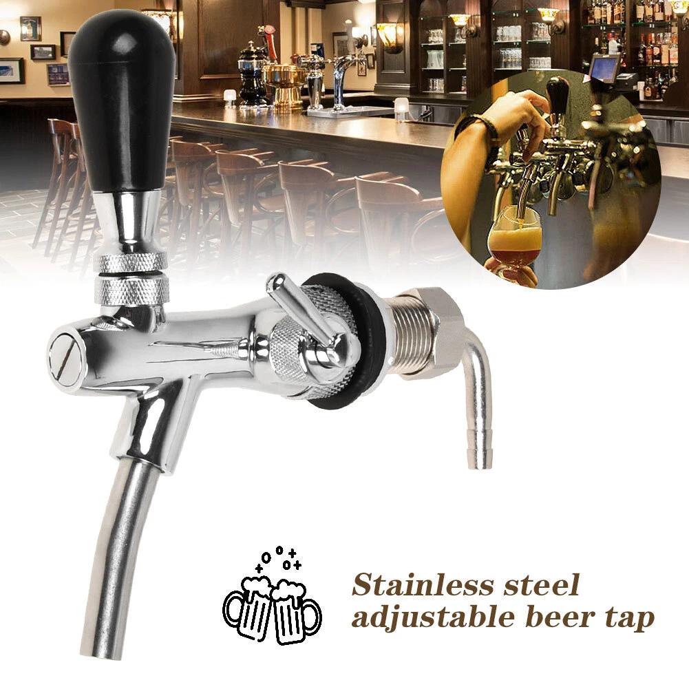 Support pan European shipping--Chrome-plated Adjustable Beer Faucet For Beer Equipment