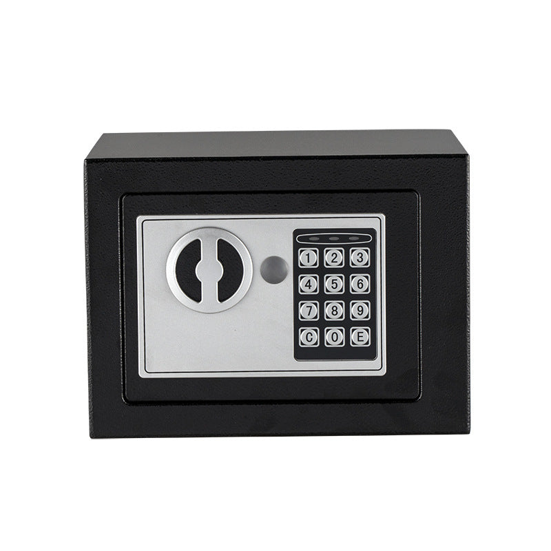 Mini Safe Cabinet With Password And Key Unlock Smart Easy To Install Solid Bolt Lock Anti-Theft Cabinet