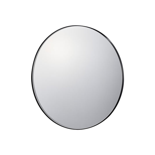 Wall Mounted Makeup Mirror, 0.15" Thick, 30 In Mirror With Aluminium Alloy Frame & Explosion-Proof Film, Scratch-Resistant Mirror With Z-Shaped Bracket, Fit For Bathroom/Bedroom/Living Room