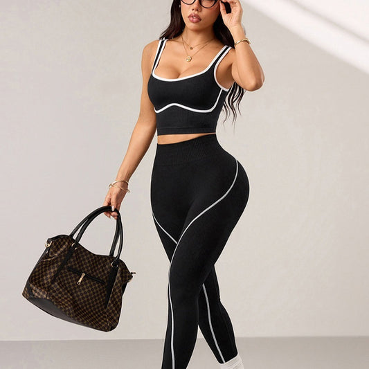 Seamless Yoga Pants Set For Women