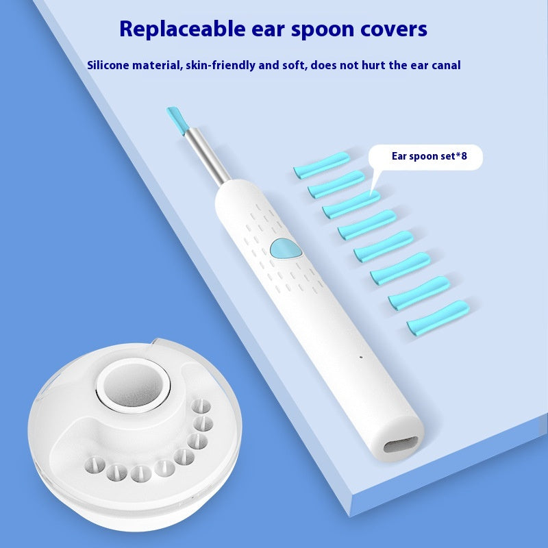 Visual Earpick With Charging Base HD Intelligent Luminous