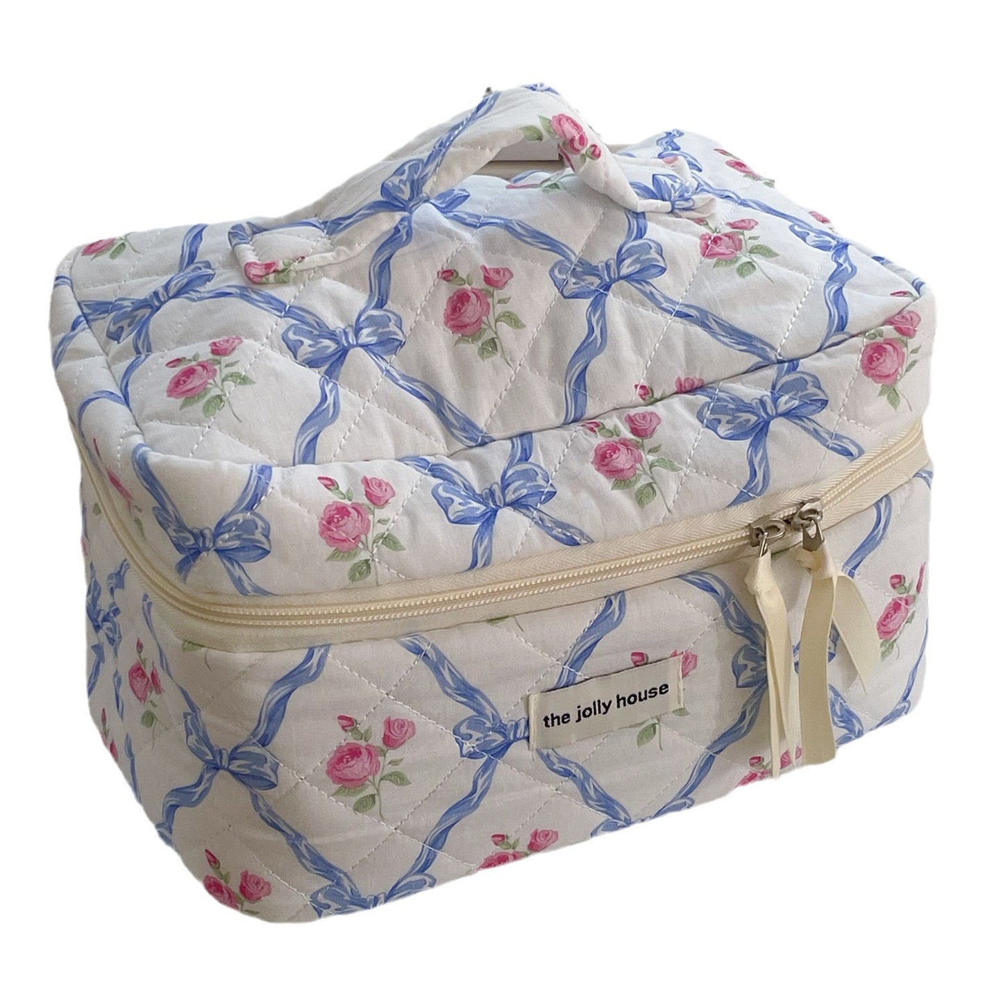 Bow-knot Flower Large-capacity Makeup Bag