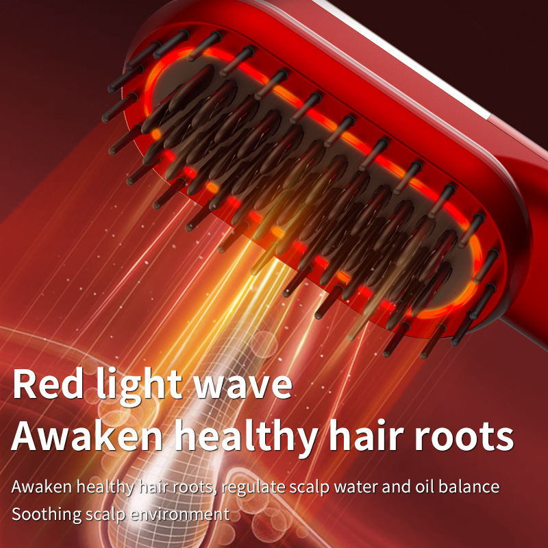 Mini Charging Straight Comb Negative Ion Hair Care Soft Massage Comb