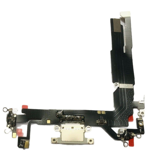 Tail-mounted Charging Port Assembly, Brand New, With USB Charging And Microphone Flex Cable