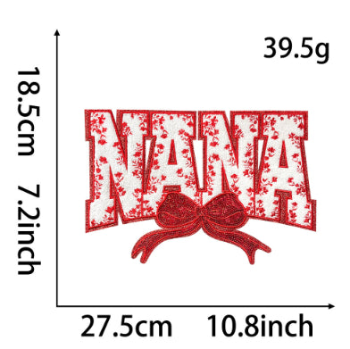 Chenille Embroidered Cloth Stickers Clothing Accessories Patch