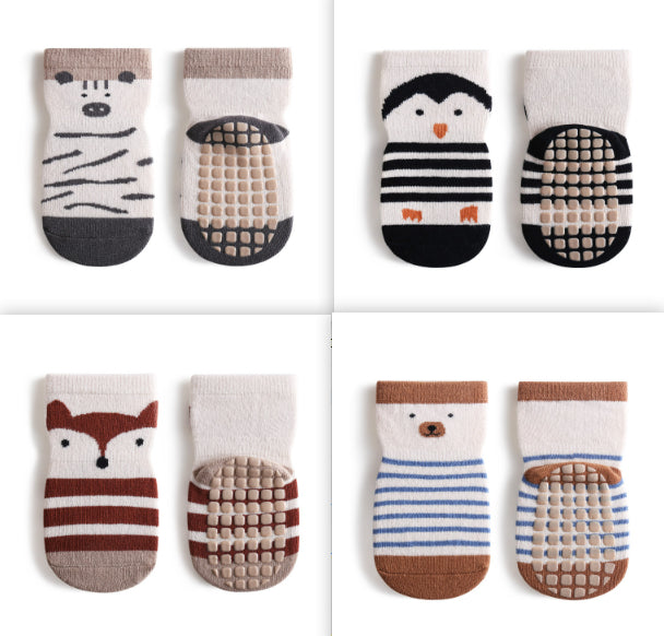 Baby Floor Socks Indoor Full Base Rubber Anti-slip Cooling Insulation Cylinder