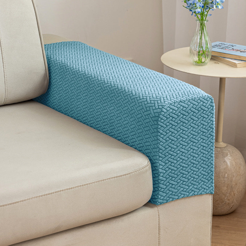 Thickened, Dirt-Resistant Home Fabric Simple Solid-Colored Armrest Covers