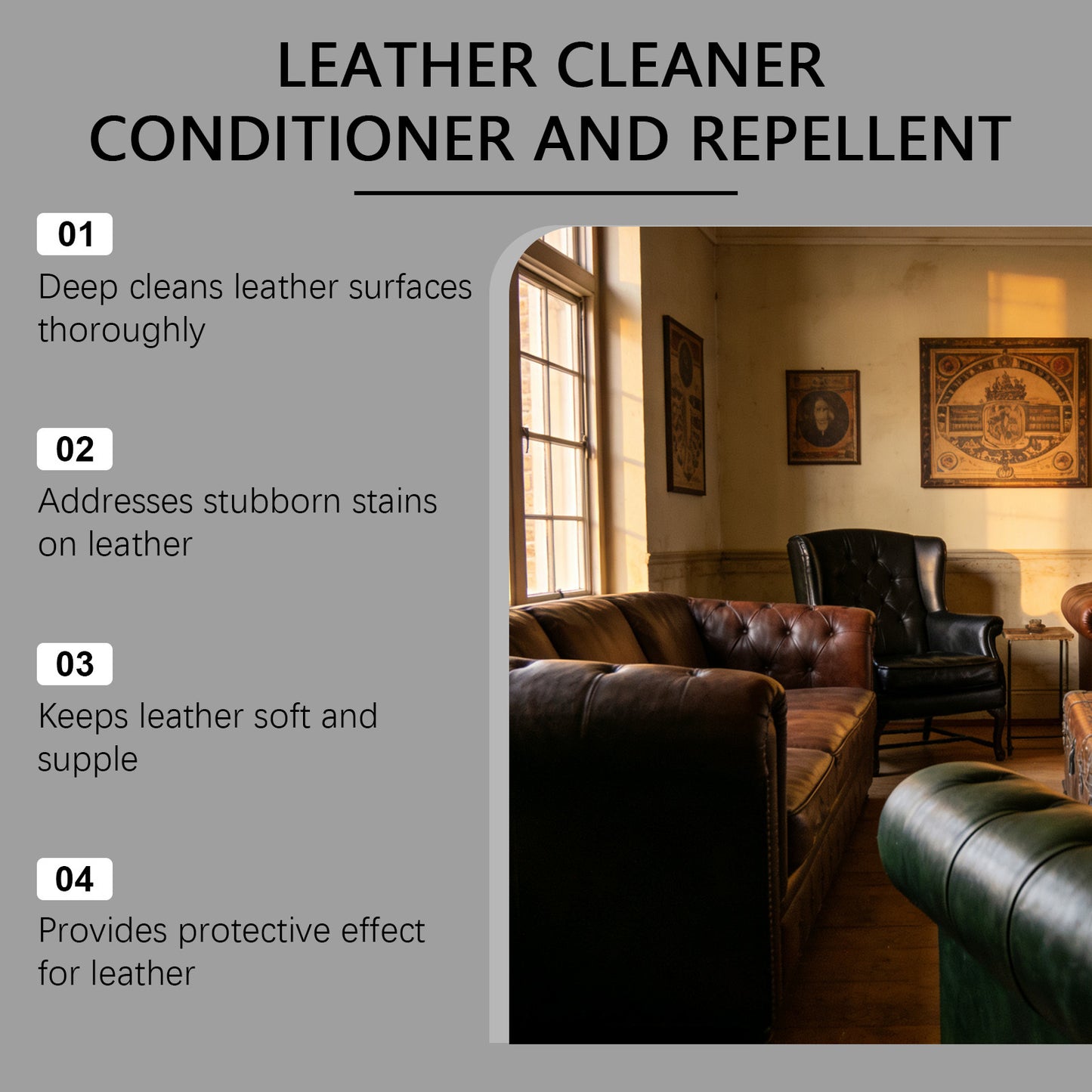 Leather Cleaning And Care Agent