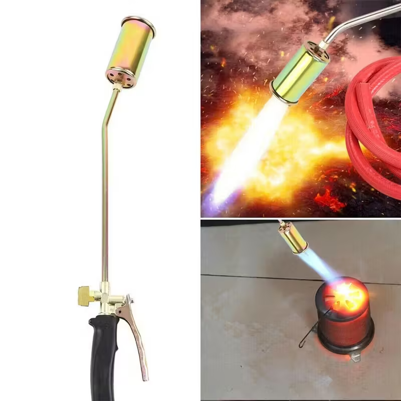 Ong Arm Torch Burner Propane Butane Gas Blow Torch Set With Hose And 3 Burners For Roofing And Brazing Office & School Supplies