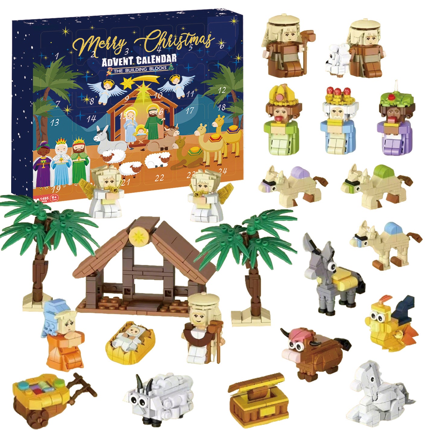 Christmas Tree Building Blocks Christmas Blind Box Christmas Gifts