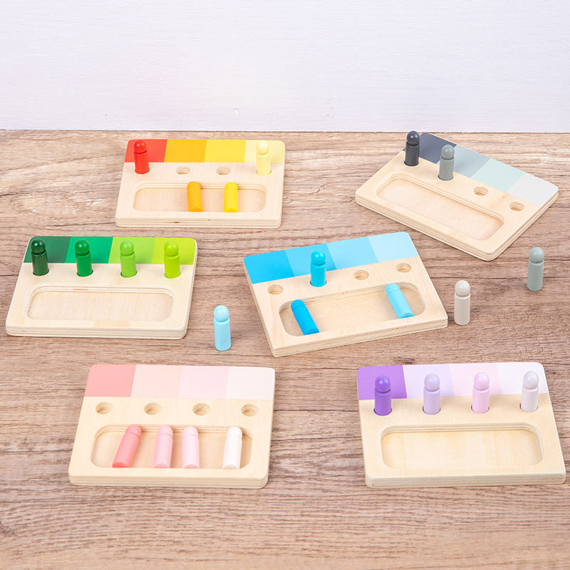 Children's Color Matching Cognitive Wooden Toys