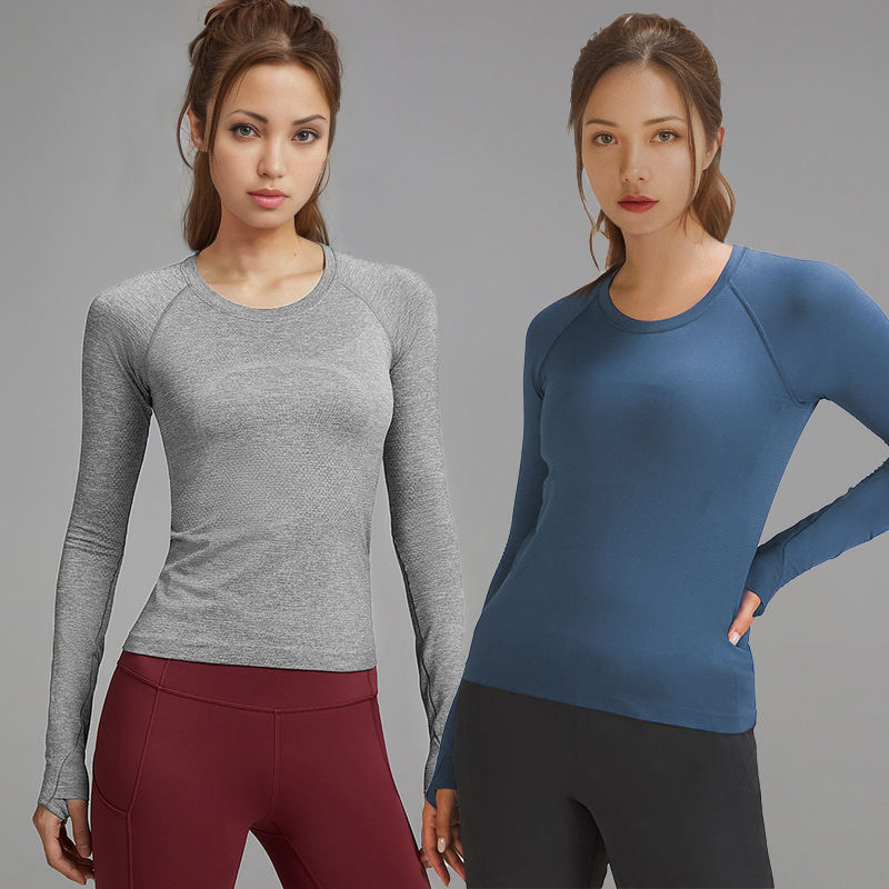 Raglan Lady Sports Long-sleeved Yoga Clothes