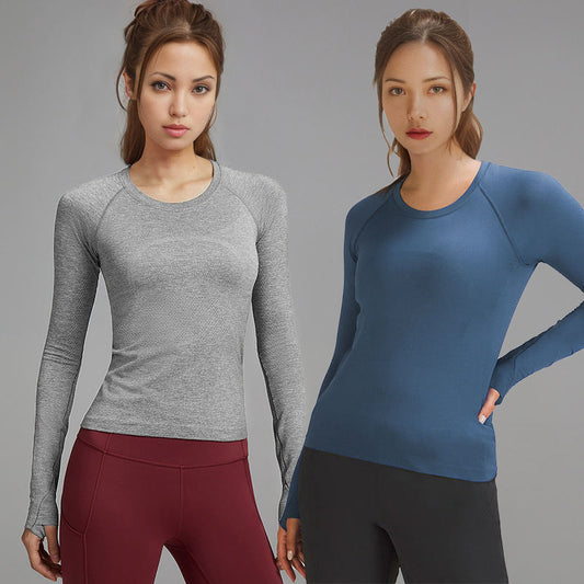 Raglan Lady Sports Long-sleeved Yoga Clothes