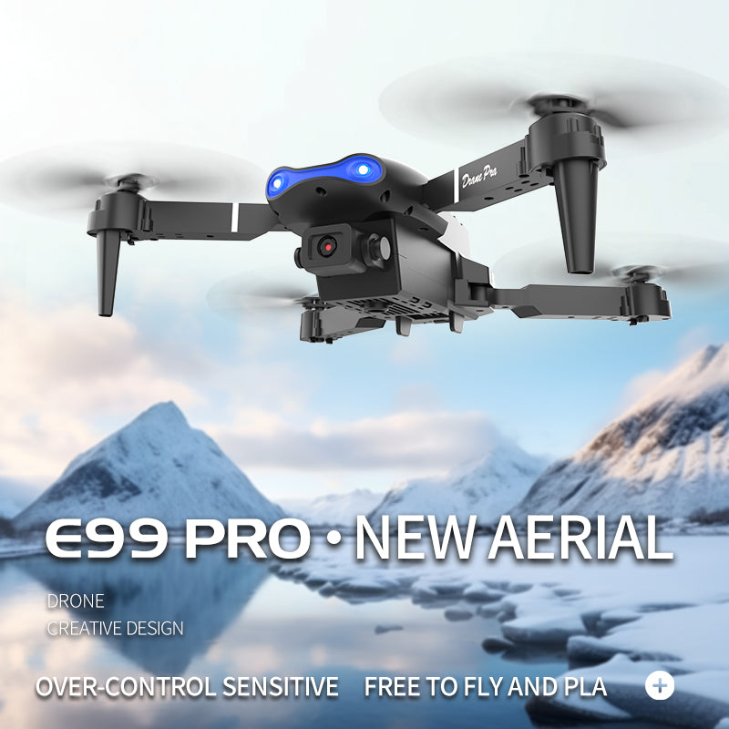 E99 Pro HD Dual Camera Drone - Capture Stunning Aerial Photos With WIFI Connection, One-Key Return, And Optical Flow Height Control - Perfect Gift For Christmas, Halloween, And Thanksgiving