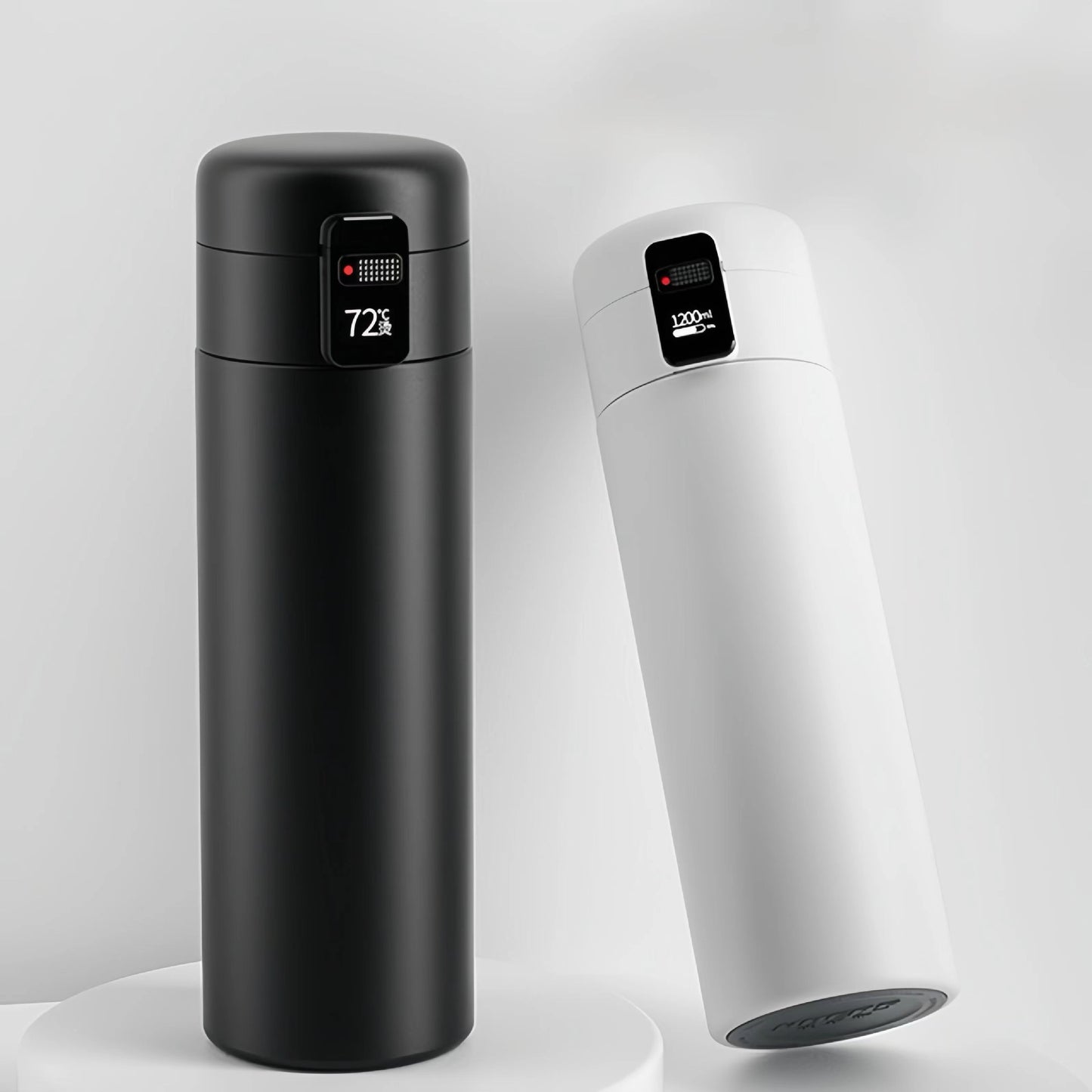 Smart Digital Display Business Vacuum Cup 450ml Small Stainless Steel