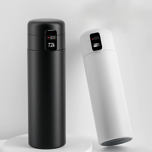Smart Digital Display Business Vacuum Cup 450ml Small Stainless Steel