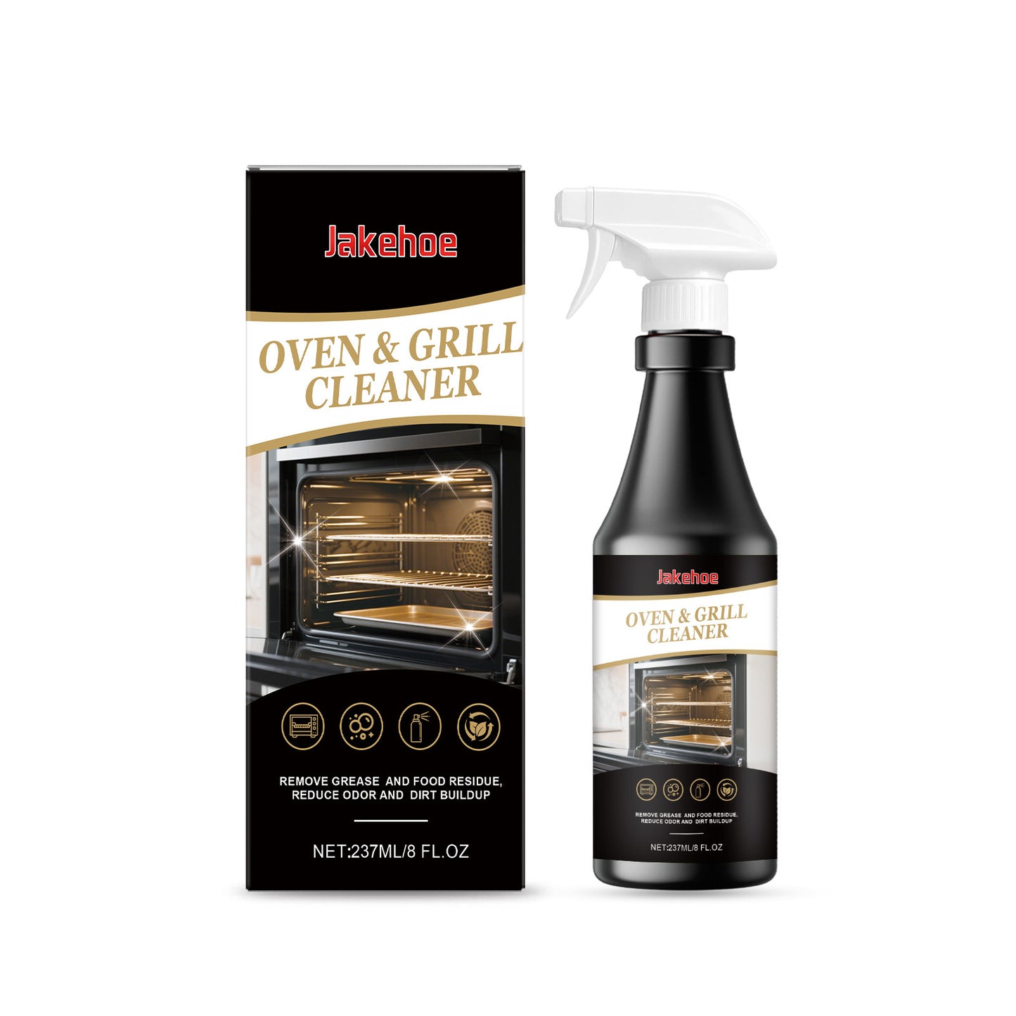JAKEHOE Oven Cleaning Spray Is A Convenient Everyday Household Kitchen Cleaning Spray That Removes Grease And Stains.