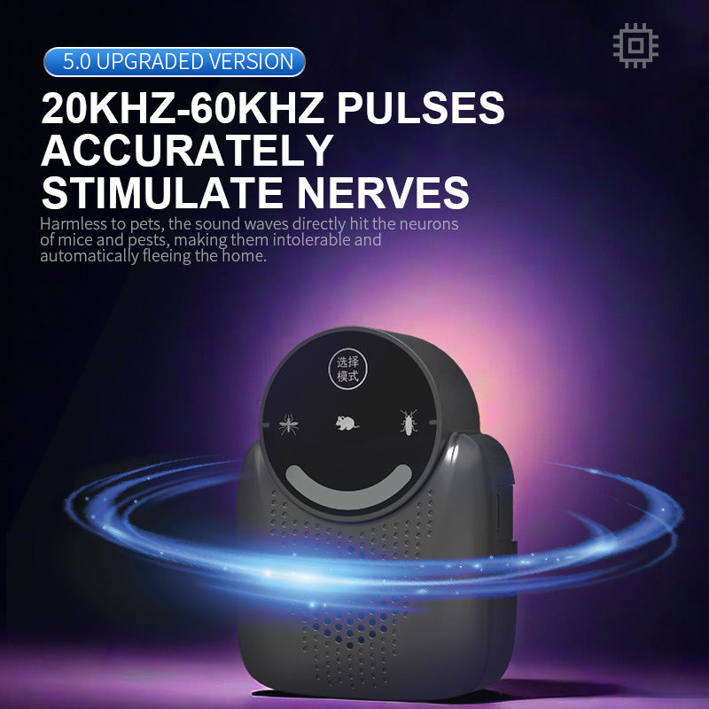 USB Smart Variable-Frequency Ultrasonic Multi-Function Household Pest And Rodent Repeller For Home And Warehouse
