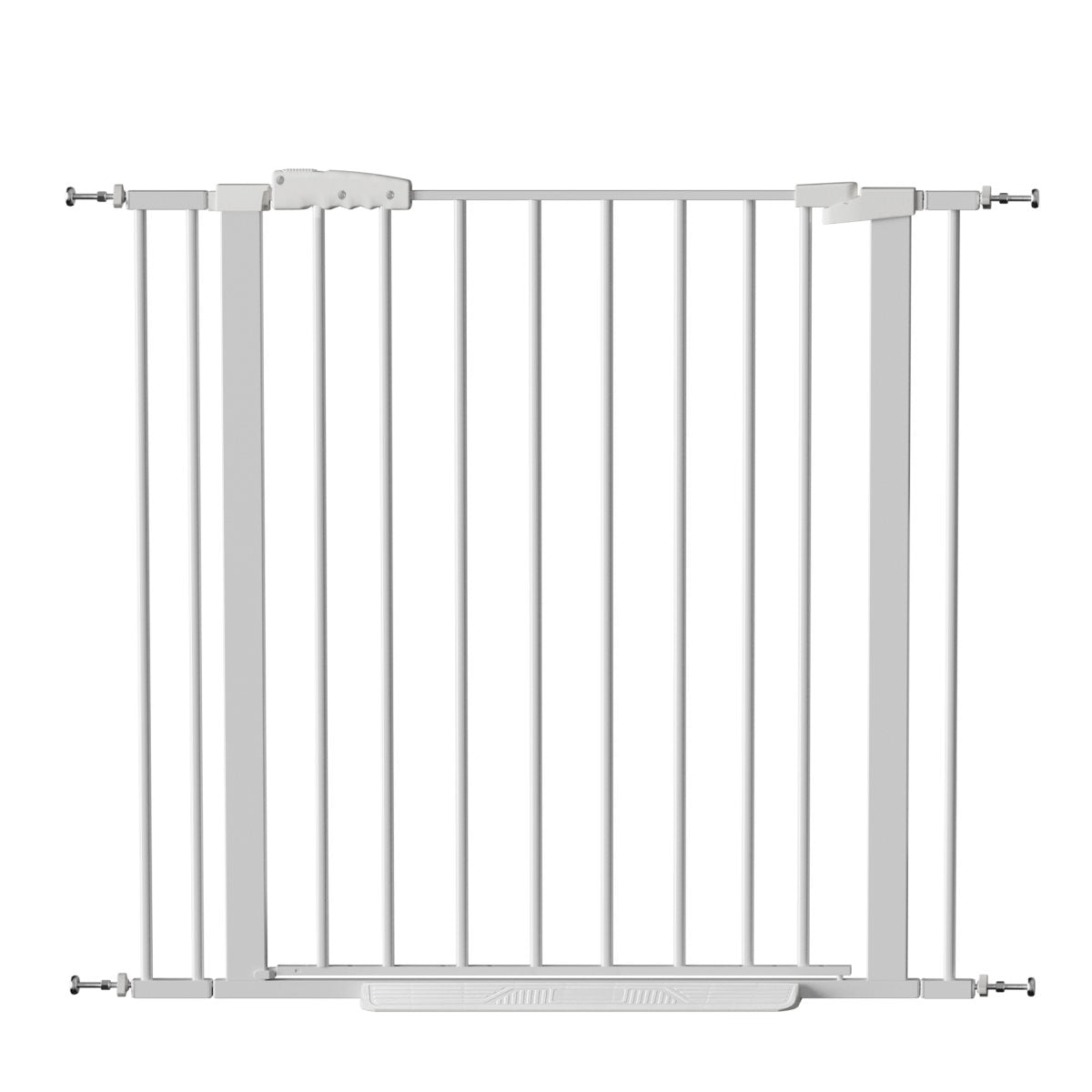 29 -40.5  Pet Gate For Stairs, 30  Tall, Auto Close Safety Dog Gate, Pressure Mounted Easy Walk Through Pet Gate For Doorways, Durable Stair Gate, 30  Tall, White
