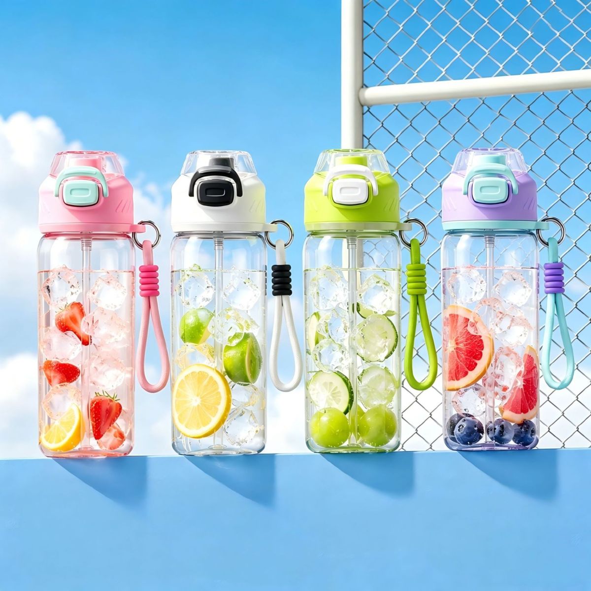 Fitness Portable Food-grade Plastic Water Bottle