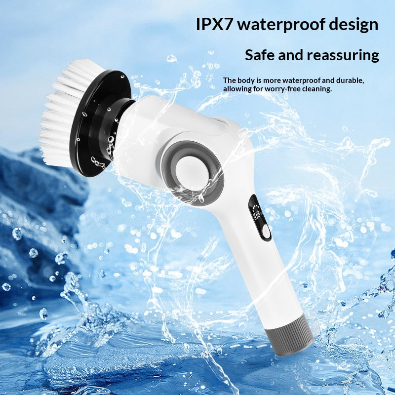Portable Home 7-in-1 Multifunctional Electric Cleaning Brush Set